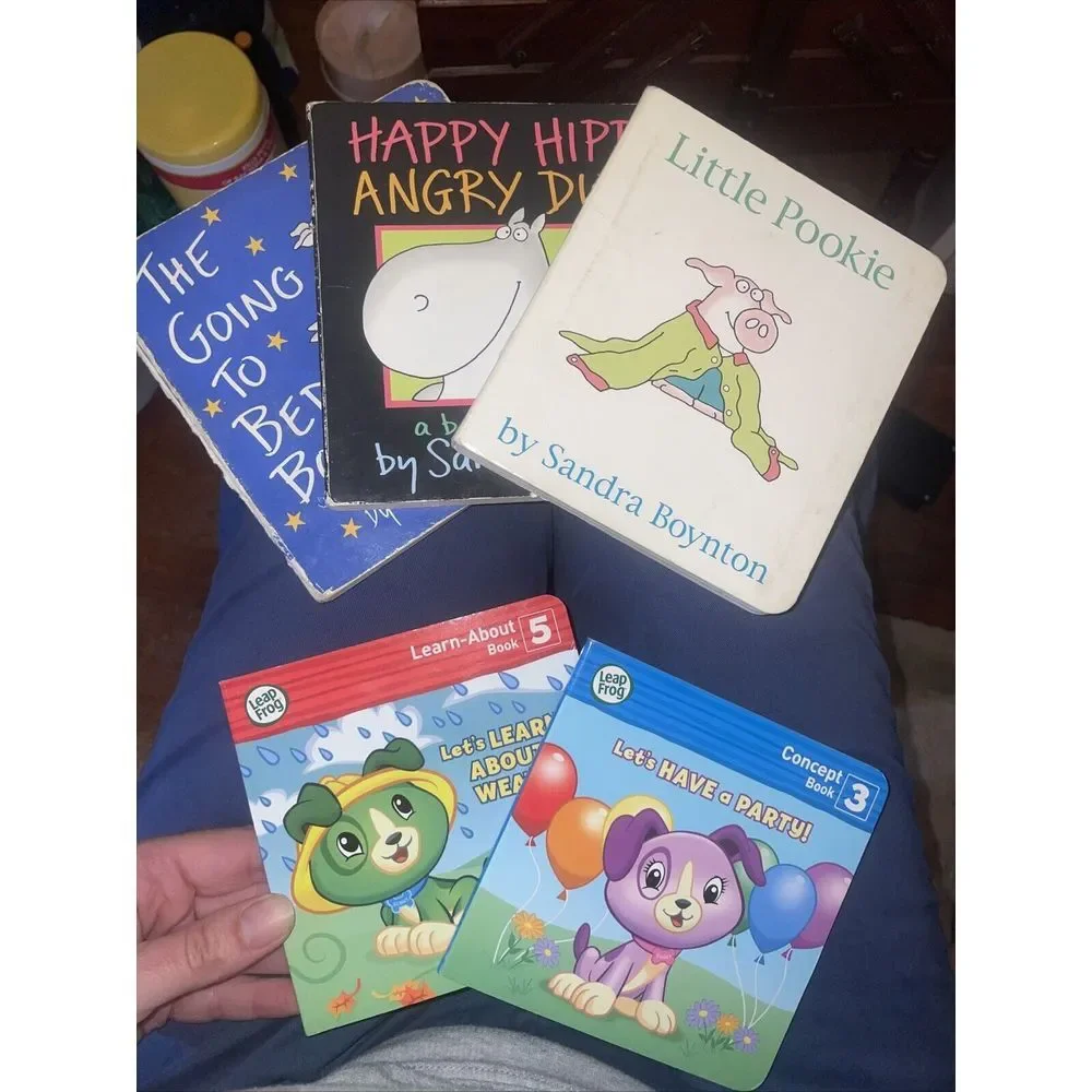 Toddler Board Book Set‎ 5 Books - Sandra Boynton & Leapfrog